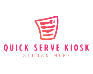 Cutlery Menu Restaurant logo design