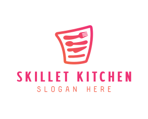 Cutlery Menu Restaurant logo design