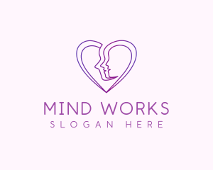 Heart Human Mind logo design