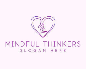 Heart Human Mind logo design