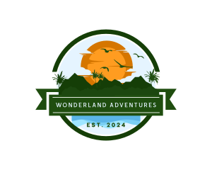 Nature Mountain Travel logo design