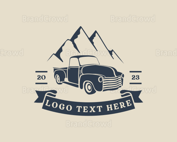 Pickup Van Adventure Logo