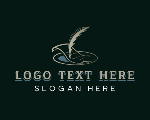 Quill - Quill Pen Writer logo design