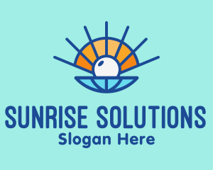 Sun - Sun Shell Pearl logo design
