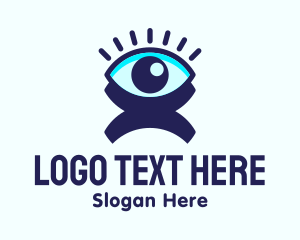 Human - Optical Human Vision logo design