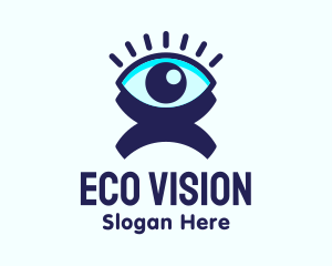 Optical Human Vision  logo design