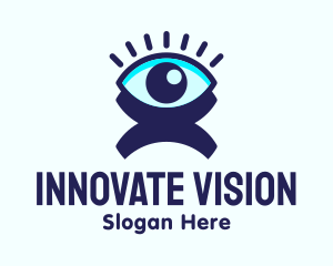 Optical Human Vision  logo design