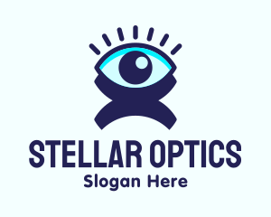 Optical Human Vision  logo design