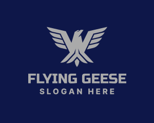 Flying Eagle Wings logo design