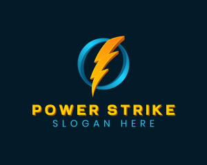 Lightning Thunder Energy logo design