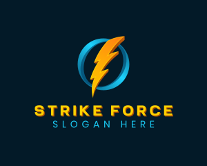 Strike - Lightning Thunder Energy logo design