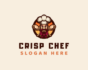 Bandana Chef Cooking logo design