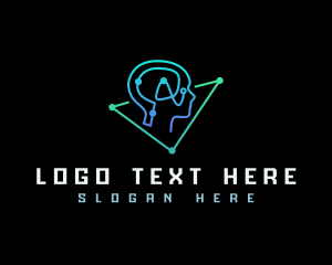 Information - Human Artificial Intelligence logo design