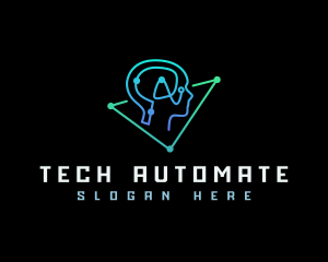 Human Artificial Intelligence logo design