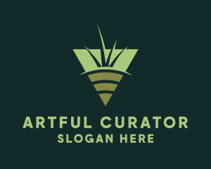 Grass Soil Gardening logo design