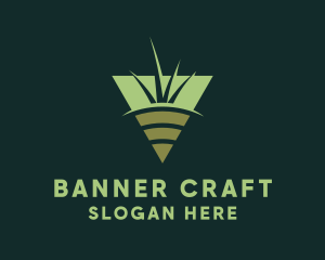 Grass Soil Gardening logo design