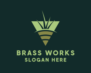 Grass Soil Gardening logo design