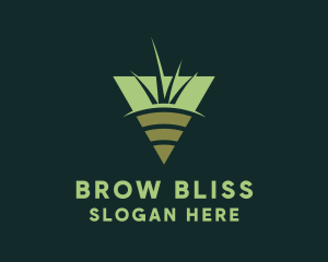 Grass Soil Gardening logo design