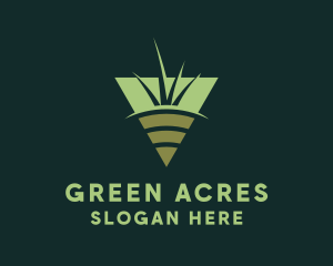 Grass Soil Gardening logo design