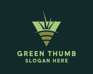Gardener - Grass Soil Gardening logo design