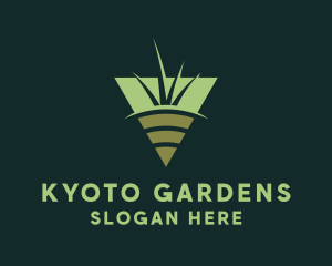 Grass Soil Gardening logo design