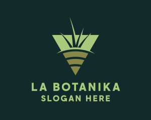 Grass Soil Gardening logo design