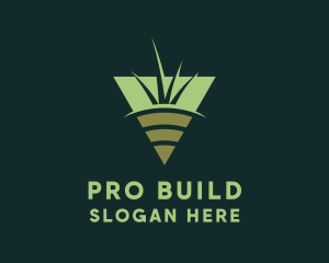 Grass Soil Gardening logo design