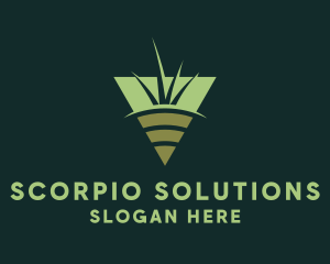 Grass Soil Gardening logo design