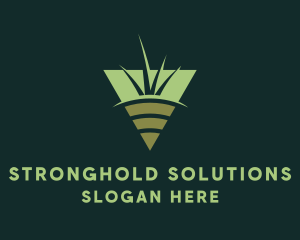 Grass Soil Gardening logo design