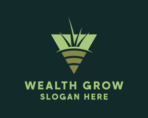 Grass Soil Gardening logo design