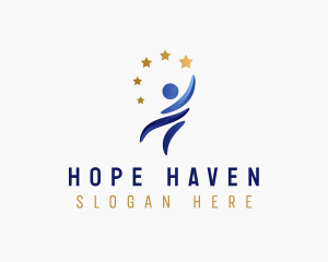 Leader - Human Leadership Organization logo design