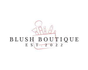 Blush - Beauty Makeup Cosmetics logo design