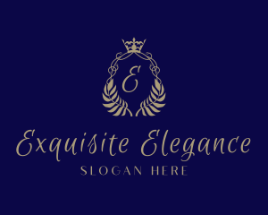 Exquisite - Royal Crown Ornament logo design