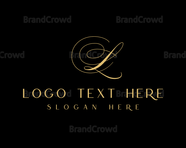 Gold Premium Event Styling Logo