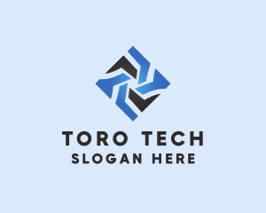 Star Tech Diamond logo design