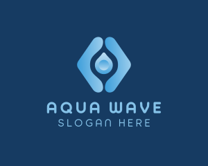 Aqua - Water Droplet Aqua logo design