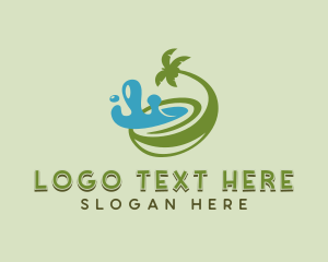 Organic - Organic Coconut Juice logo design