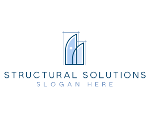 Structural - Architect Building Property logo design