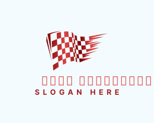 Motorsports Racing Flag Logo