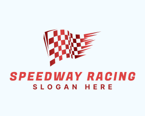 Motorsport - Motorsports Racing Flag logo design