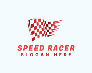 Racing - Motorsports Racing Flag logo design