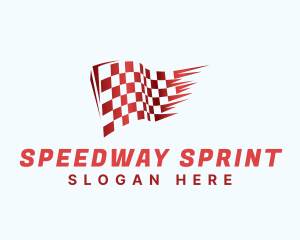 Racing - Motorsports Racing Flag logo design