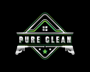 Cleaning Pressure Washing logo design