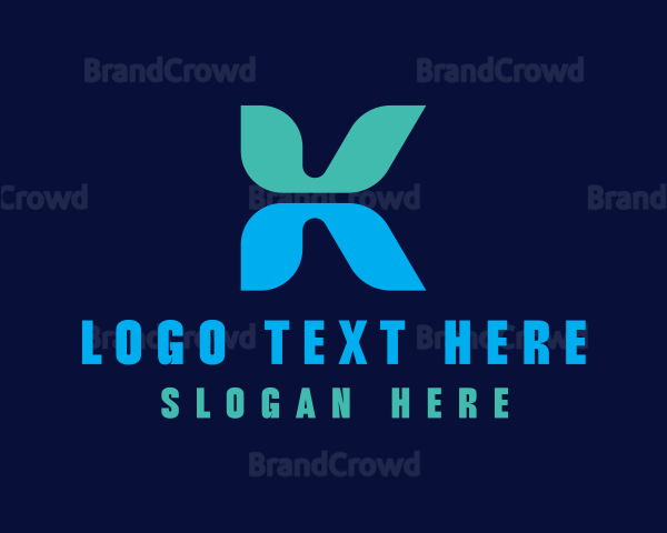 Digital App Letter K Logo