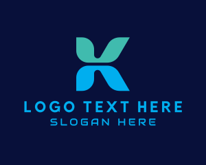 Digital App Letter K Logo