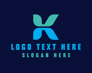 Digital App Letter K logo design