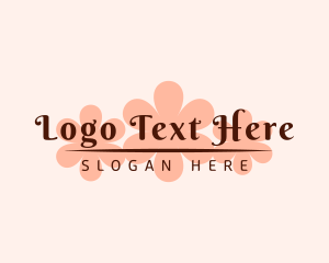 Vlog - Flower Fashion Beauty logo design