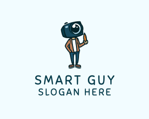 Guy - Vlogger Camera Guy logo design