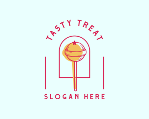 Yummy - Lollipop Candy Sugar logo design