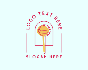 Young - Lollipop Candy Store logo design